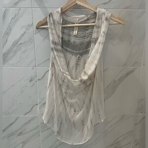 Maggie Ward tie dye silk top